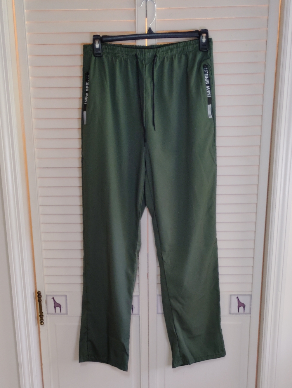 NWOT**Olive Green Drawstring Track Pants